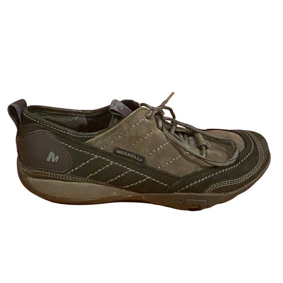 Merrell Shoes - Merrell Mimosa Lace Brown Suede Comfort Shoes Women’s Size 9 Trail Sneaker